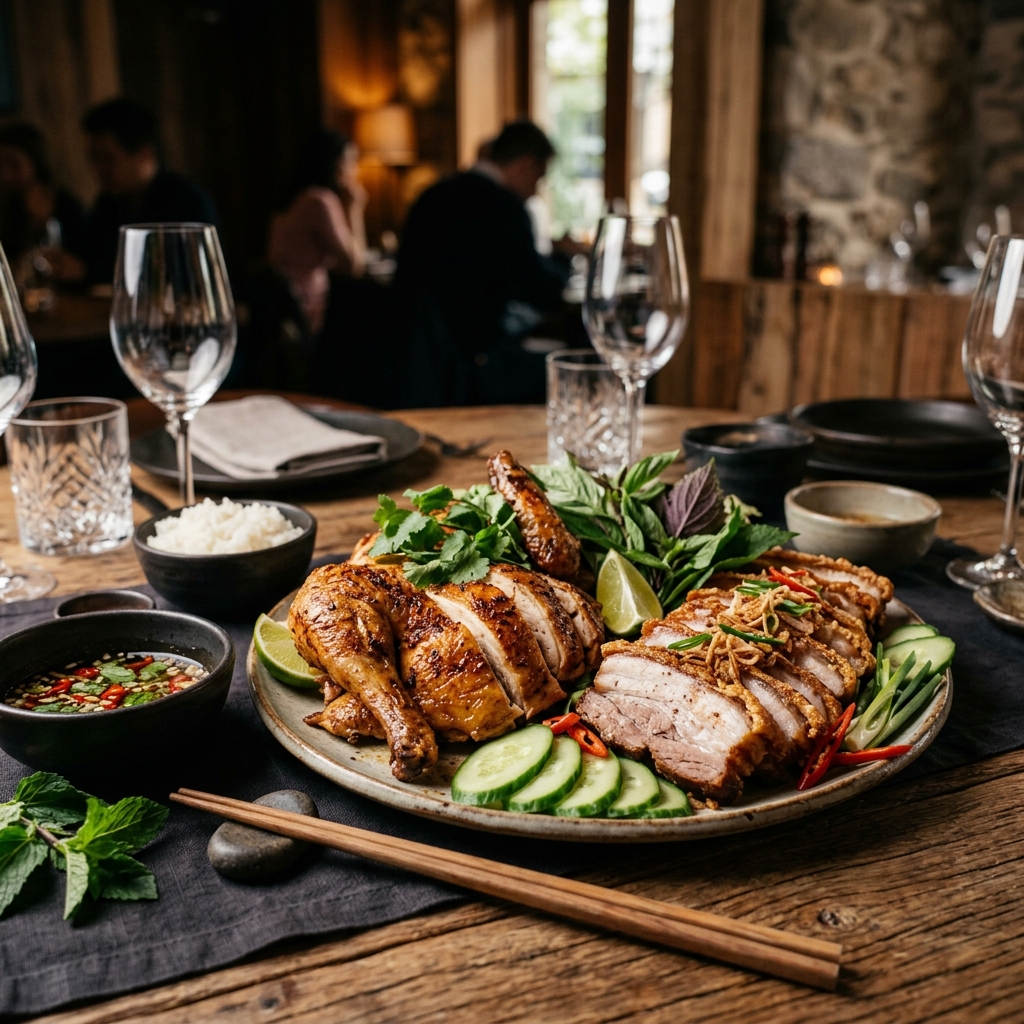 Sườn heo chiên mắm